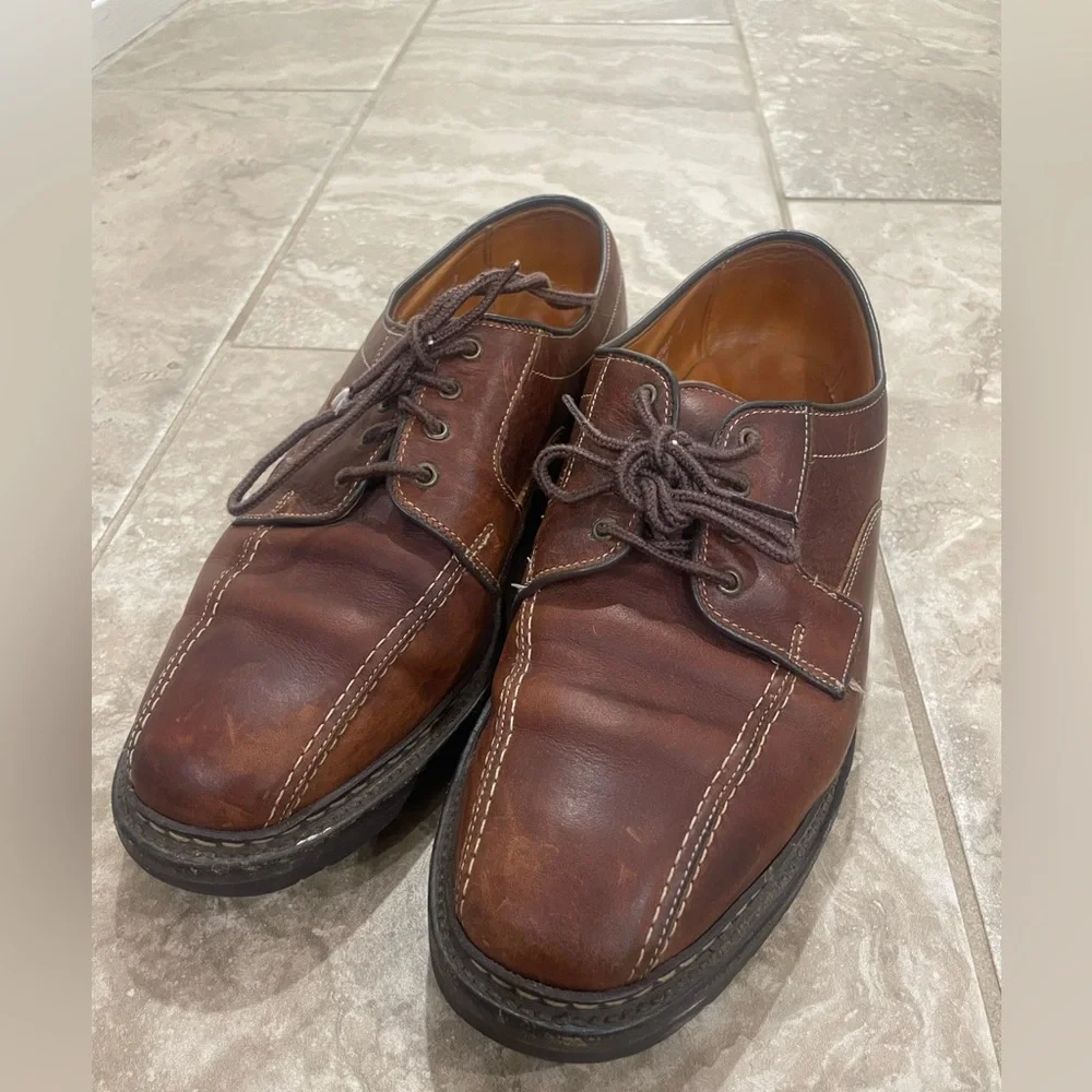 Allen Edmonds Mapleton Brown Leather Oxfords Dress Shoes Mens Sz 8 D‎